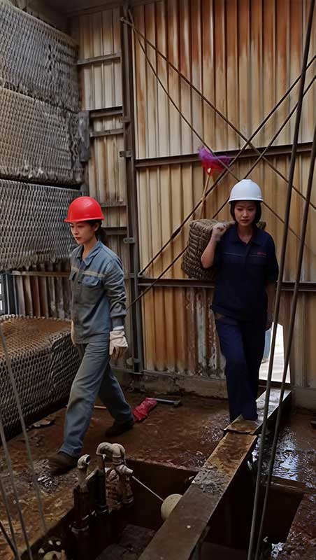 新菱冷却塔填料维修