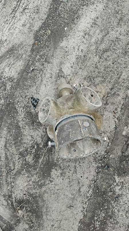 四川隆昌冷却塔维修现场